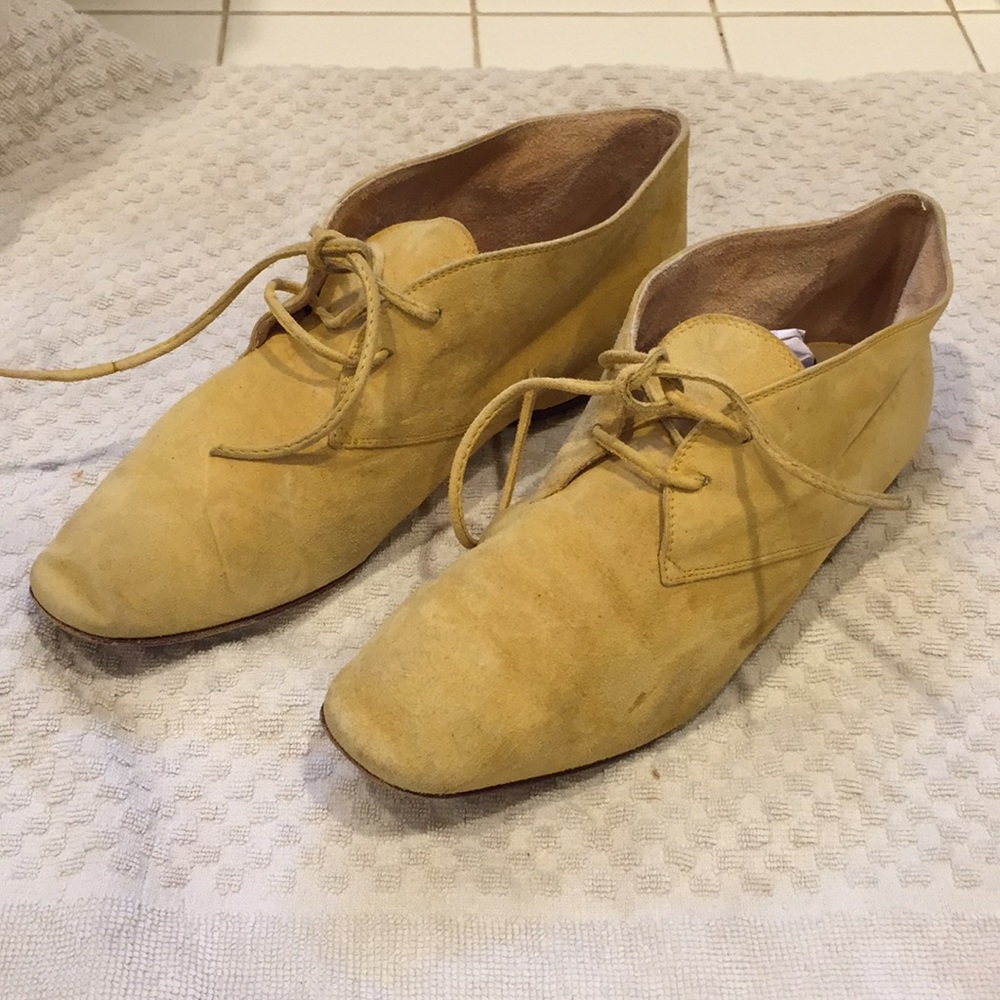 Vintage GUCCI Boots Suede Leather Sz 36 1/2